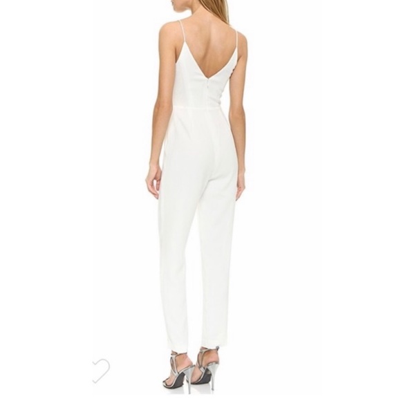 Zimmermann White Crepe Braid Bridal Jumpsuit - Picture 3 of 15
